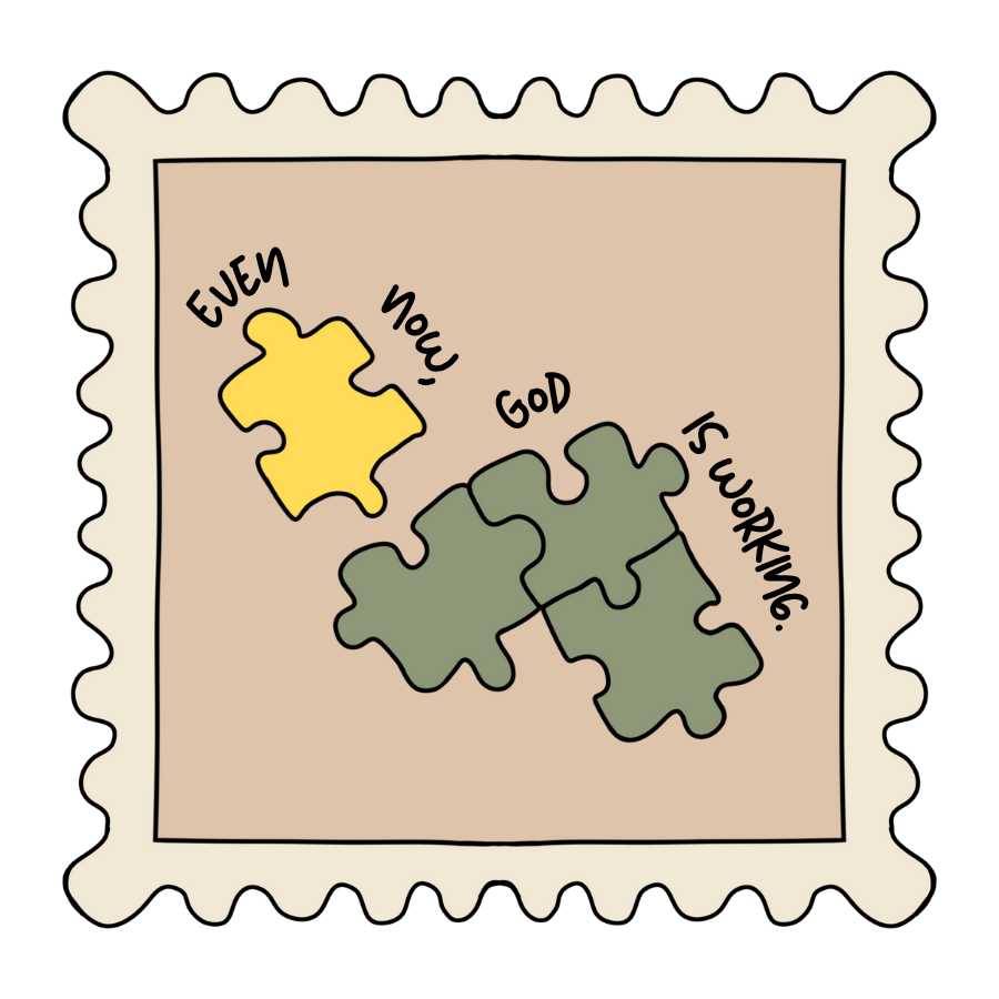 Even Now Post Sticker
