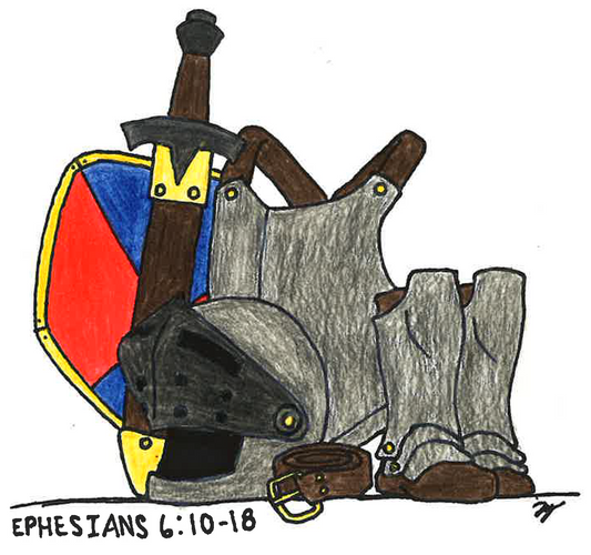 Ephesians 6:10–18 – “Armor of God” Art Print