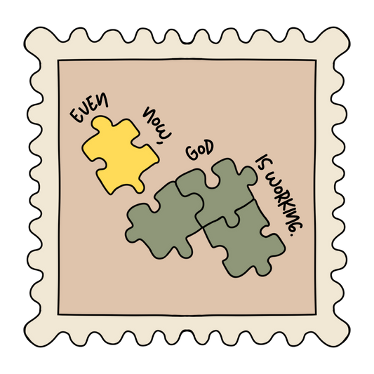 Even Now Post Sticker
