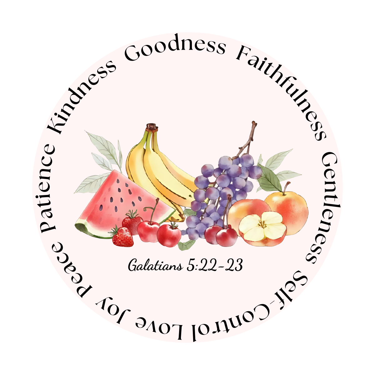 Fruit of the Spirit - Round Sticker
