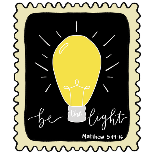 Be the Light - Faith Post Collection Sticker