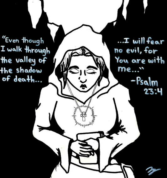 Psalms 23:4 – “Valley of the Shadow” Art Print